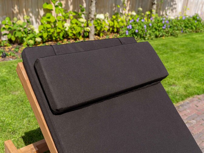 Kussen voor ligbed Mugello/Trento - Zwart