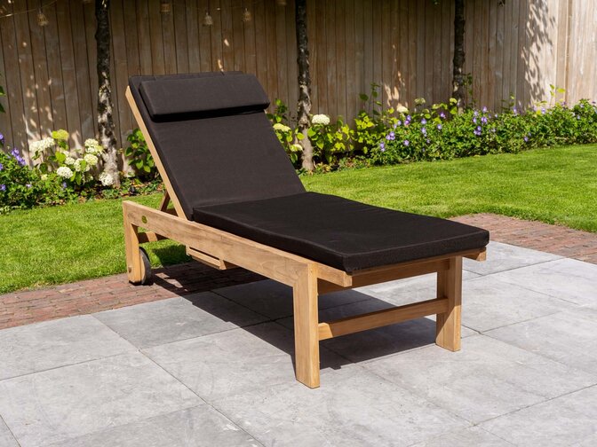 Kussen voor ligbed Mugello/Trento - Zwart