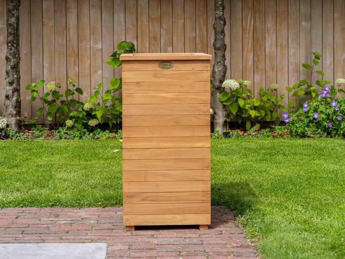 Teak plantenbak 40x40x80cm