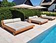 2-persoons Daybed Sella - Teakhout - ligbed - demontabel