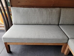 Kussen voor stoel New Ibiza 130cm - Grey gemêleerd 163