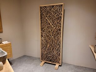 Roomdivider met takken - 80x200cm