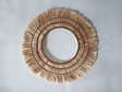 Ronde spiegel 105cm - Mastella - Abaca omlijsting