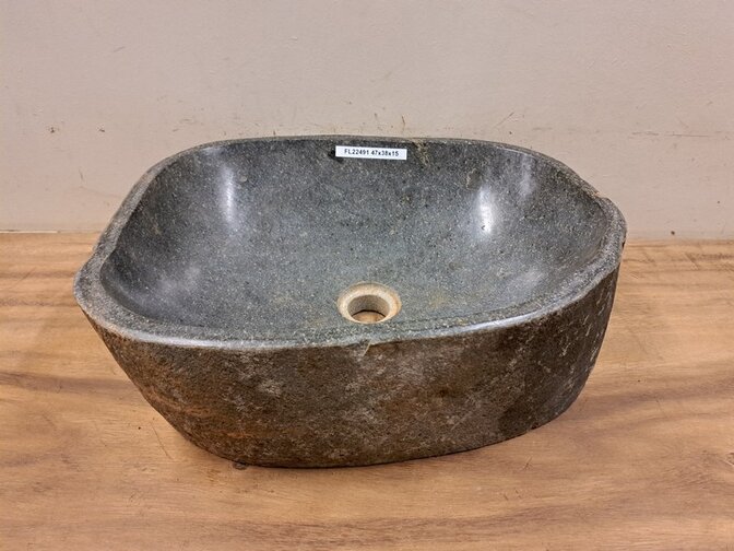 Waskom Natuursteen - 47x38x15cm - FL22491
