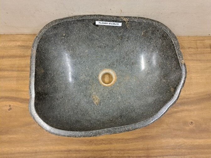 Waskom Natuursteen - 47x38x15cm - FL22491