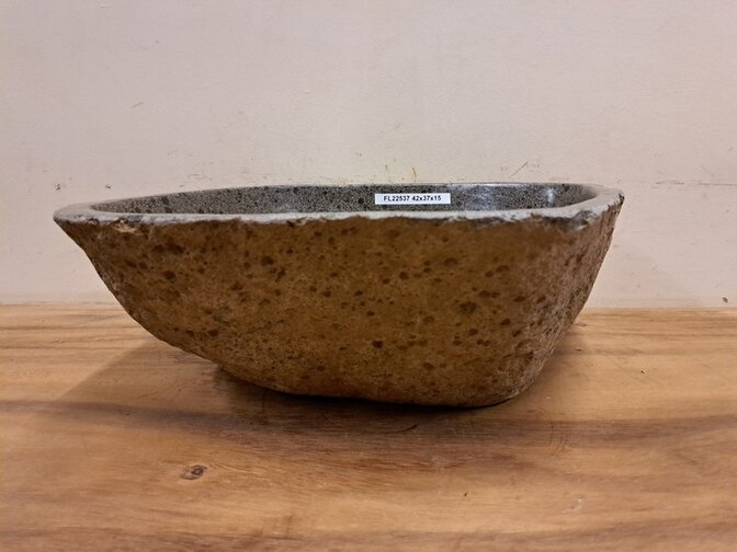 Waskom Natuursteen - 42x37x15cm - FL22537