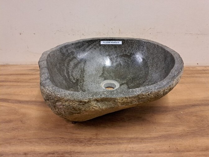 Waskom Natuursteen - 43x43x15cm - FL22550