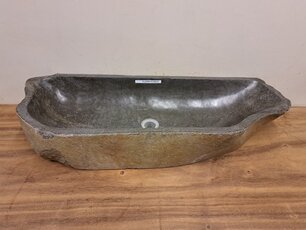 Wasbak natuursteen - 97x34x15cm - FL22580
