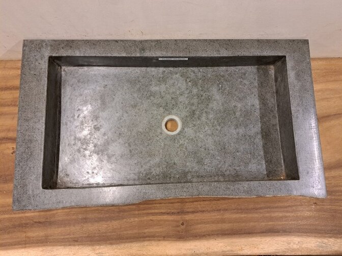 Wasbak natuursteen  80x45x13cm - FL22607