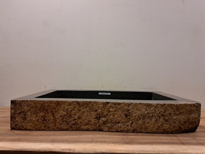 Wasbak natuursteen  80x45x13cm - FL22608