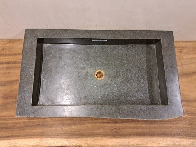 Wasbak natuursteen  80x45x13cm - FL22608