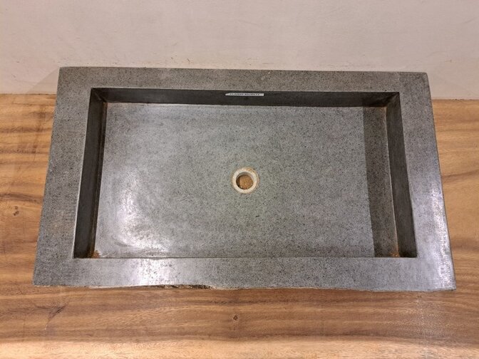 Wasbak natuursteen  80x45x13cm - FL22609