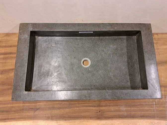 Wasbak natuursteen  80x45x13cm - FL22614