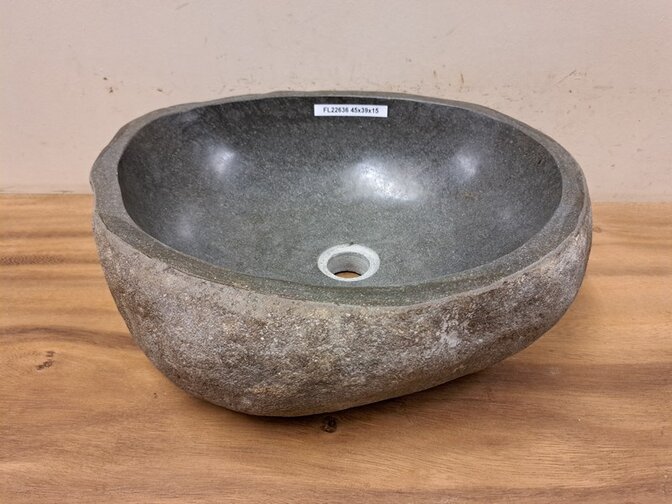 Waskom Natuursteen - 45x39x15cm - FL22636