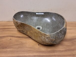 Waskom Natuursteen - 51x41x15cm - FL22643