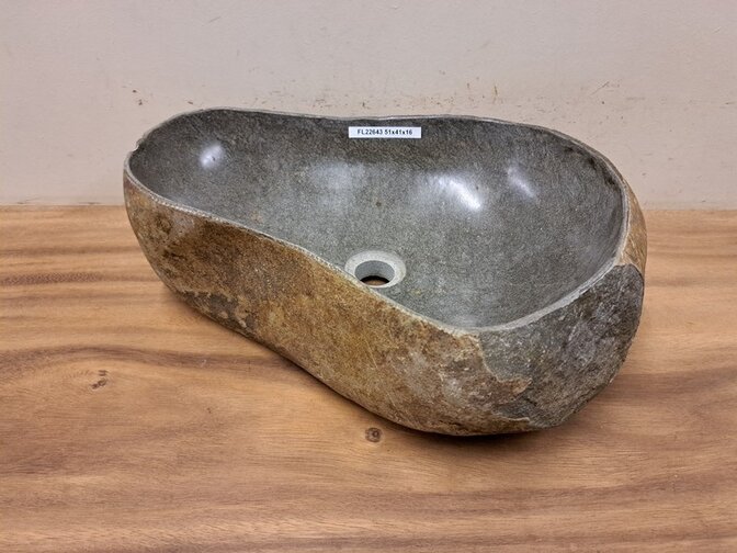 Waskom Natuursteen - 51x41x15cm - FL22643