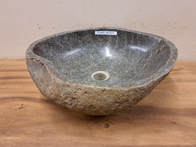 Waskom Natuursteen - 44x38x15cm - FL22651