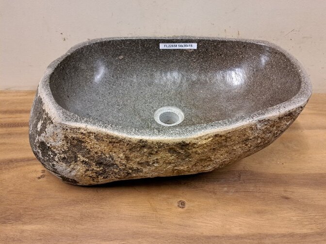 Waskom Natuursteen - 54x36x15cm - FL22658