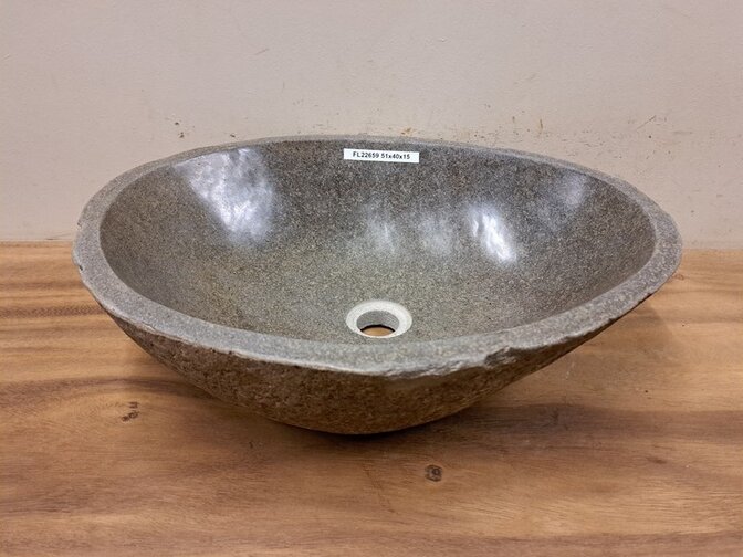 Waskom Natuursteen - 51x40x15cm - FL22659