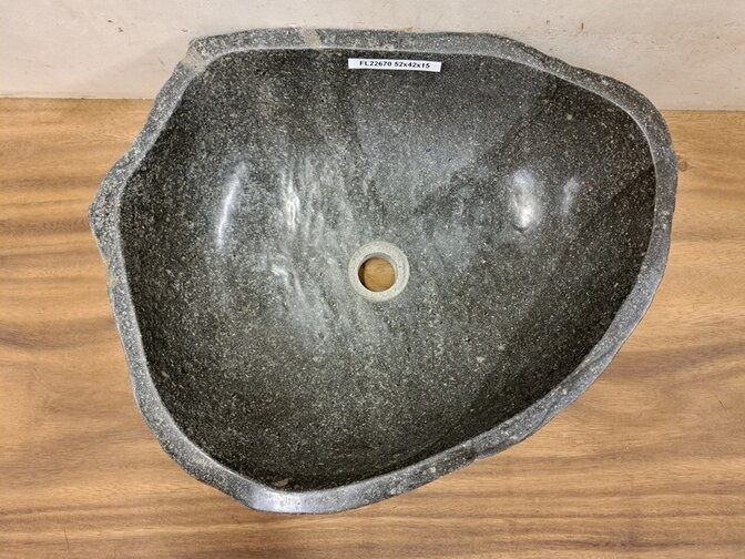 Waskom Natuursteen - 52x42x15cm - FL22670