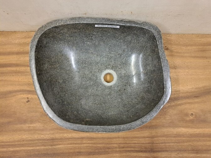 Waskom Natuursteen - 47x39x15cm - FL22671