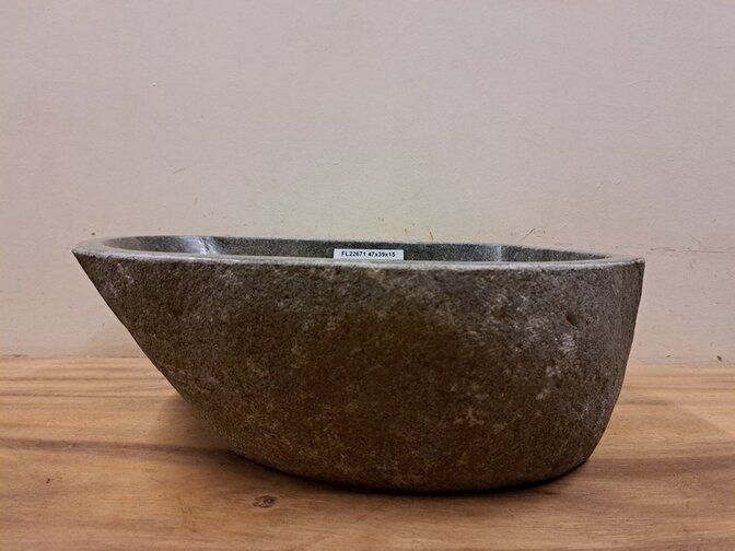 Waskom Natuursteen - 47x39x15cm - FL22671