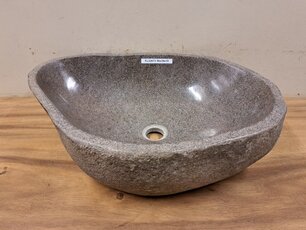 Waskom Natuursteen - 56x39x15cm - FL22673
