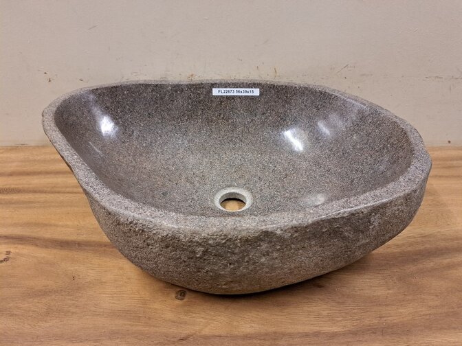 Waskom Natuursteen - 56x39x15cm - FL22673