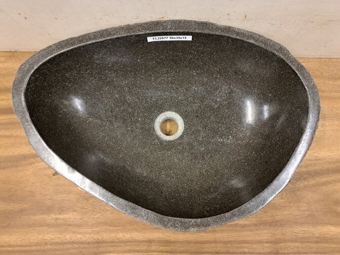 Waskom Natuursteen - 56x39x15cm - FL22677