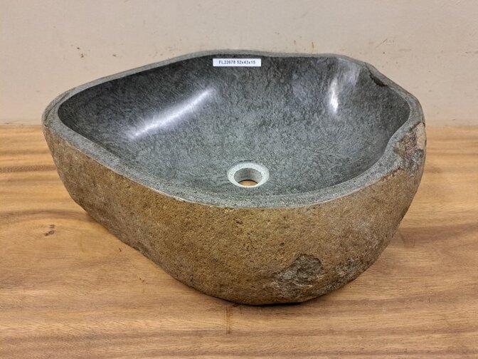 Waskom Natuursteen - 52x43x15cm - FL22678