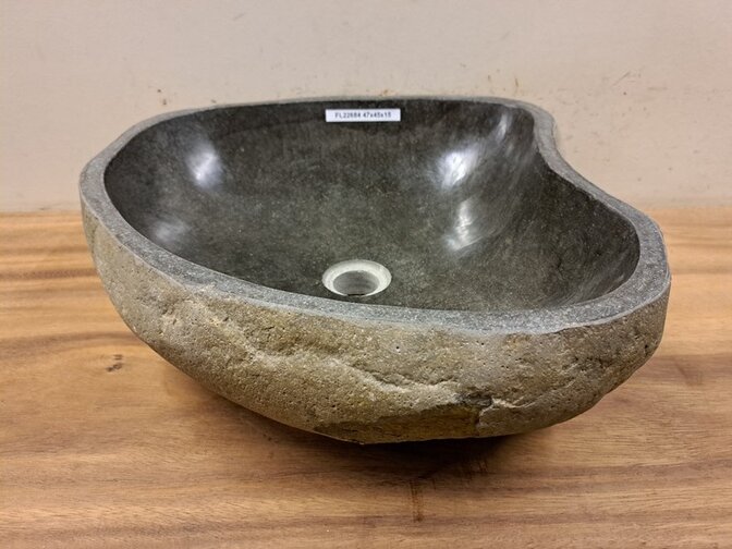 Waskom Natuursteen - 47x45x15cm - FL22684