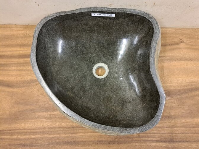 Waskom Natuursteen - 47x45x15cm - FL22684