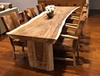 Robuuste boomstamtafel 280cm