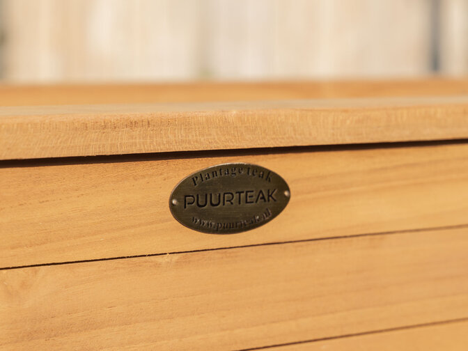 Teak plantenbak 40x150x80cm