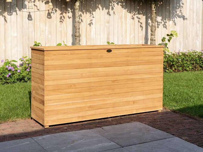 Teak plantenbak 40x150x80cm