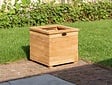 Teak bloembak 40x40x40cm