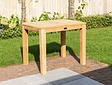 Smalle teak tuintafel Verona 70x95cm