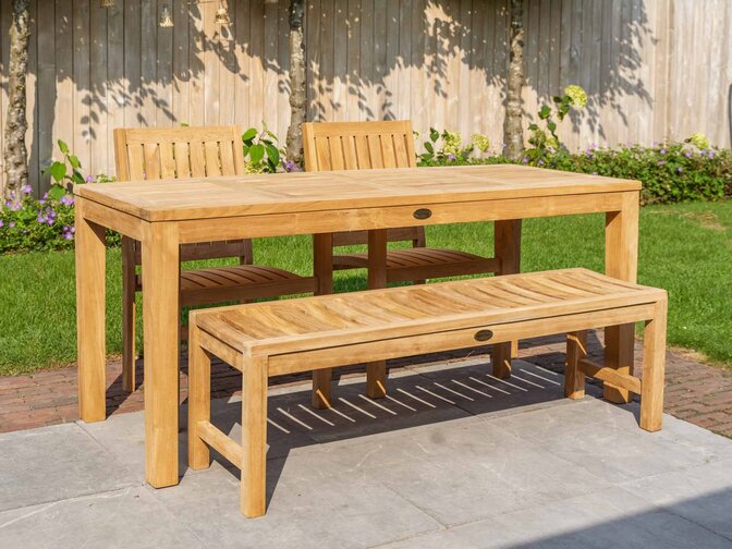 Terrastafel teak Verona 70x180cm