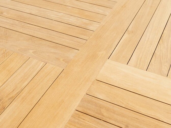 Teak tuintafel Toscane  rond 155cm