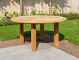 Teak tuintafel Toscane  rond 155cm