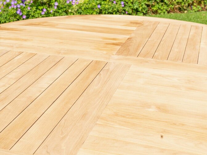 Teak tuintafel Toscane  rond 175cm