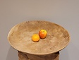 Dunne houten fruitschaal 60cm