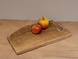 Teak snijplank met handvat 25x40cm - natuurlijk