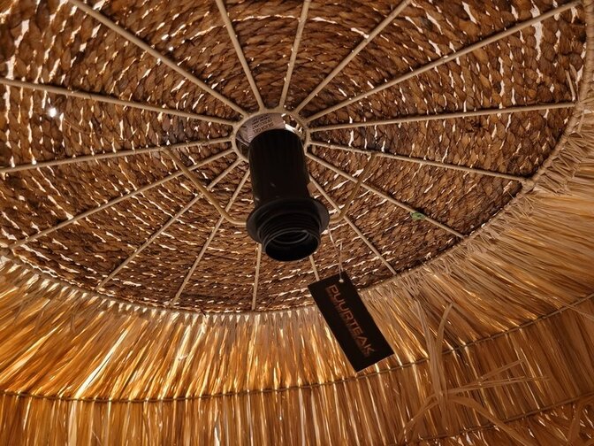 Hanglamp Ibiza stijl 80x45cm - Borobudur