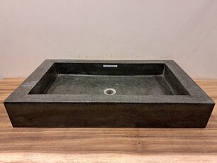 Wasbak natuursteen  80x45x13cm - FL22711