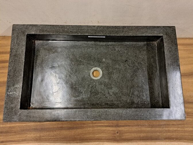 Wasbak natuursteen  80x45x13cm - FL22711