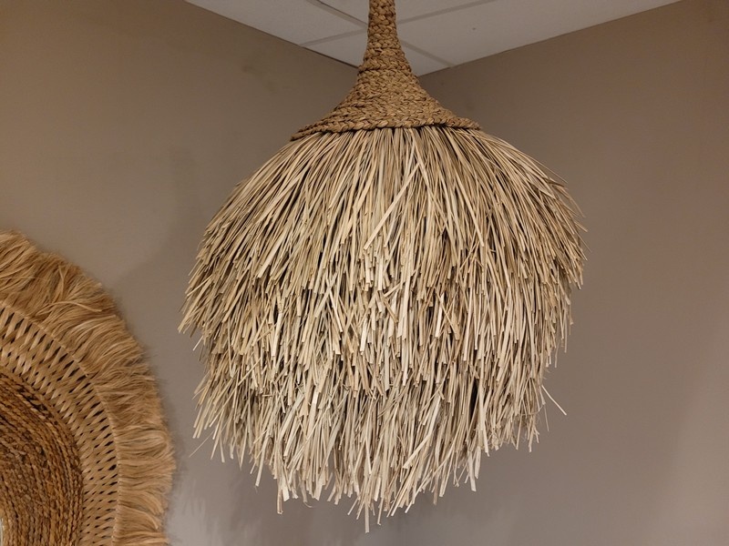 Hanglampen Ibiza Stijl | Grote collectie gevlochten lampenkappen