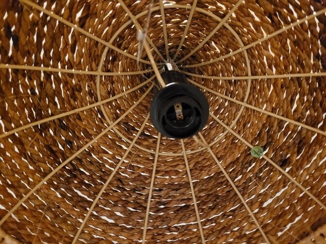 Hanglamp Ibiza stijl 50x50cm - Abaca