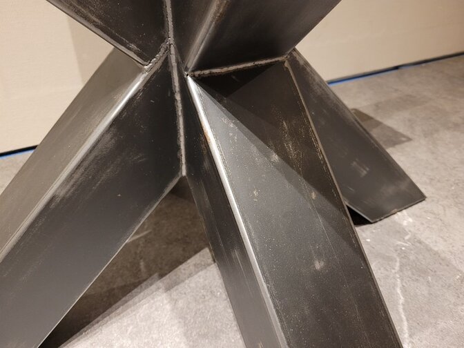 Dubbele X poot - Rustiek  85cm