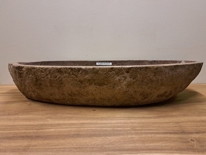 Wasbak natuursteen - 87x37x15cm - FL22835